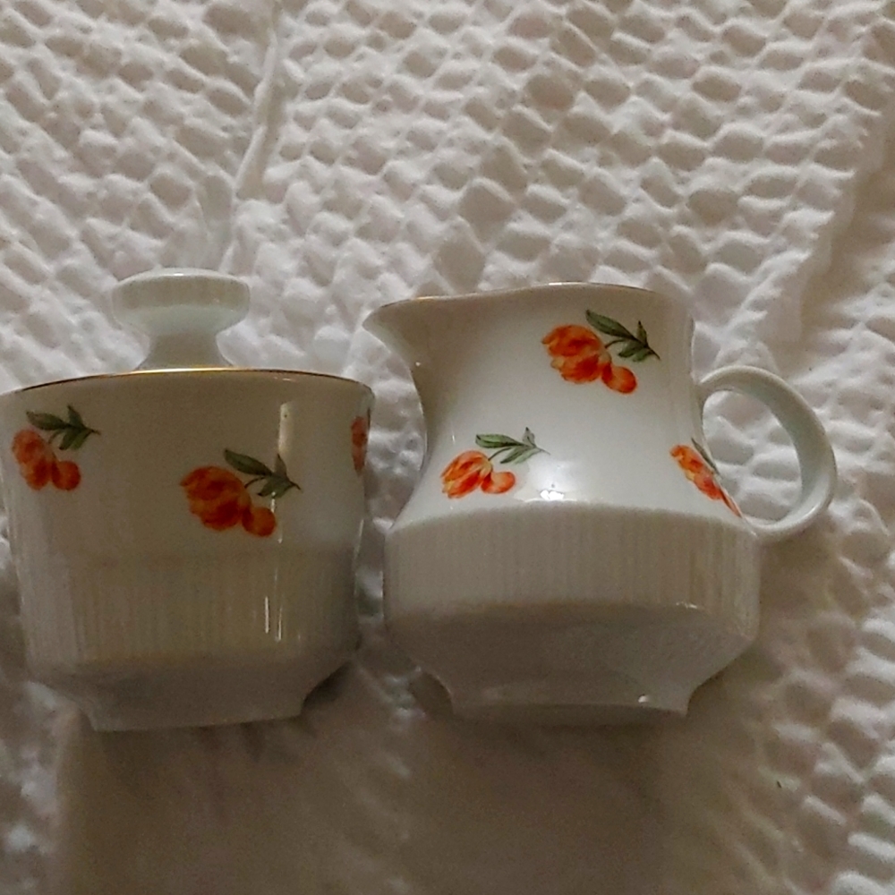 CP creamer and sugar bowl